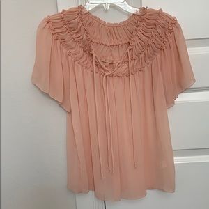 Pink blouse